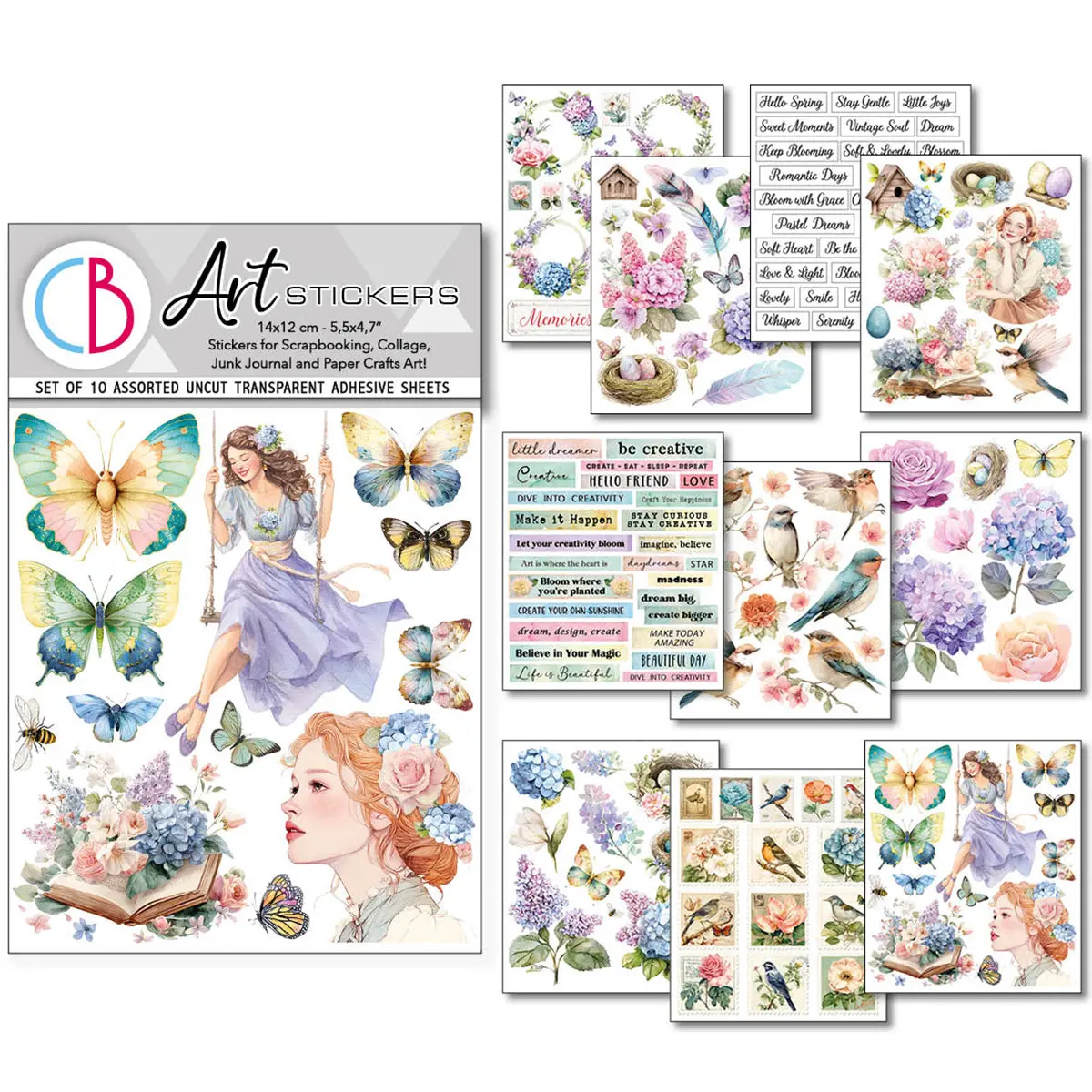 Sticker Set 10/Pkg Daydreams 1