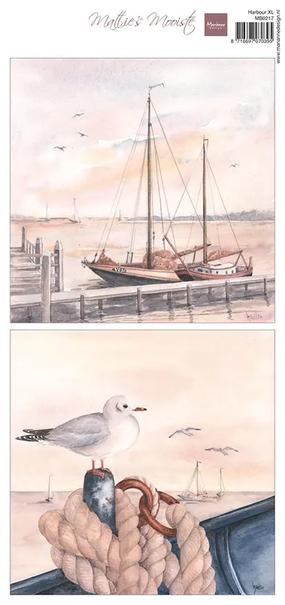 Marianne Design Xl Cutting Sheet - Mattie's Mooiste - Harbor 1
