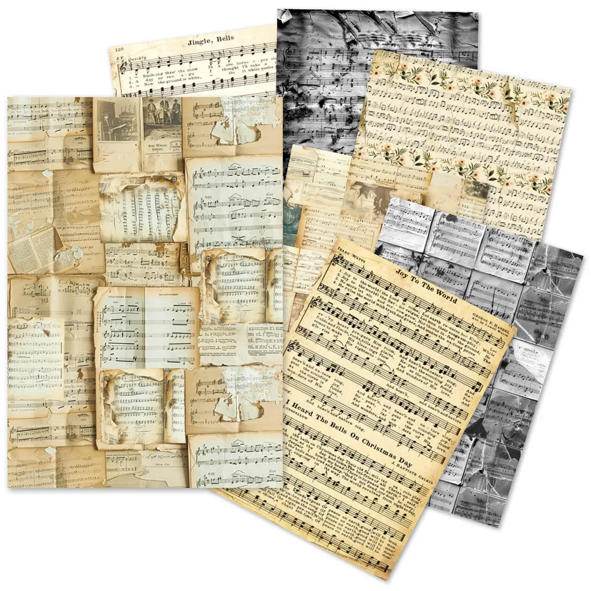 A5 Tissue Paper Set – 24 Sheets Music Sheet 1