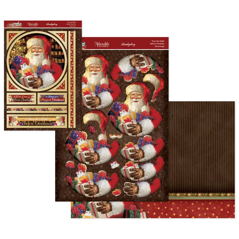 A Very Merry Christmas Deco-Large Set - 'Twas The Night Before Christmas 1