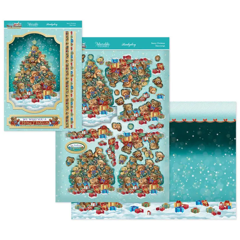 A Very Merry Christmas Deco-Large Set - Beary Christmas & Winter Blessings 1