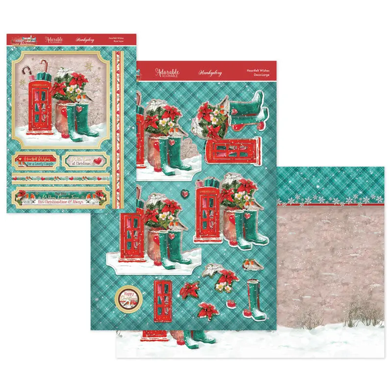 A Very Merry Christmas Deco-Large Set - Heartfelt Wishes 1
