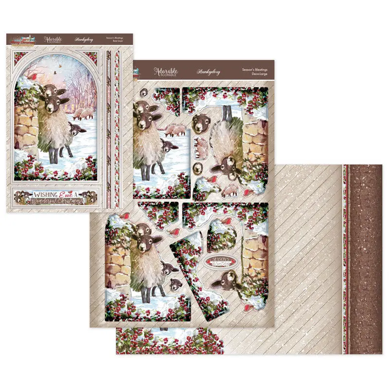 A Very Merry Christmas Deco-Large Set - Season's Bleatings 1