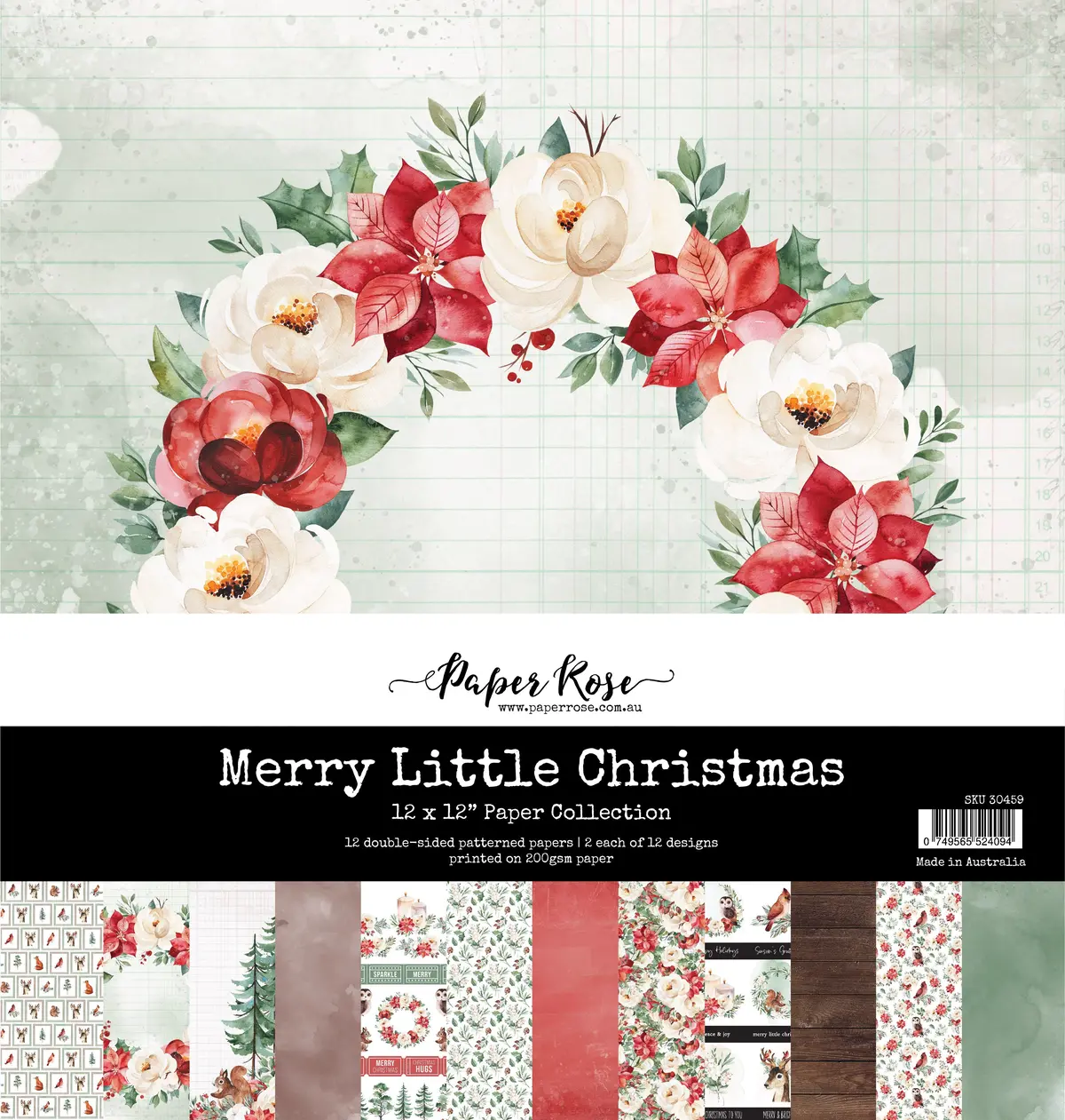 Merry Little Christmas 12X12 Paper Collection 30459 1