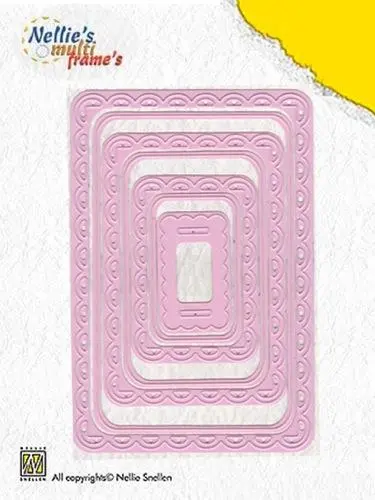 Multi Frame Dies - Rectangle (Set Of 7) 1