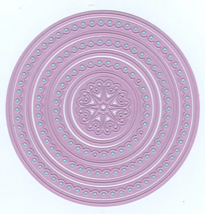 Multi Frame Dies "Round Scalloped" 1