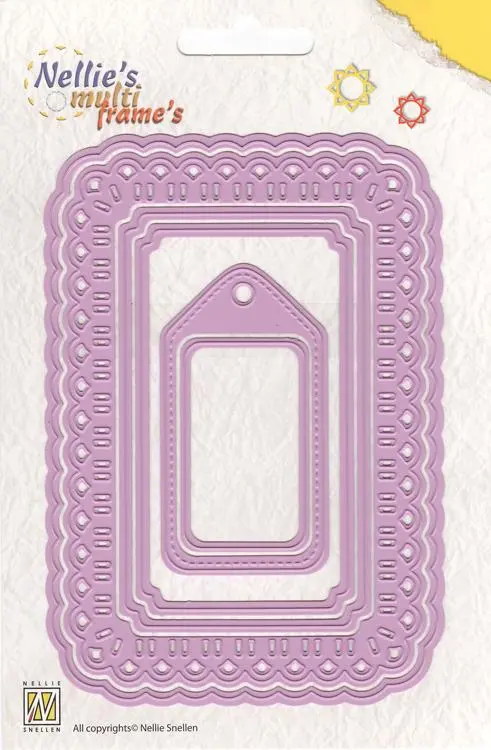 Multi Frame Dies - Christmas Ribbon Weaving-Rectangle 1