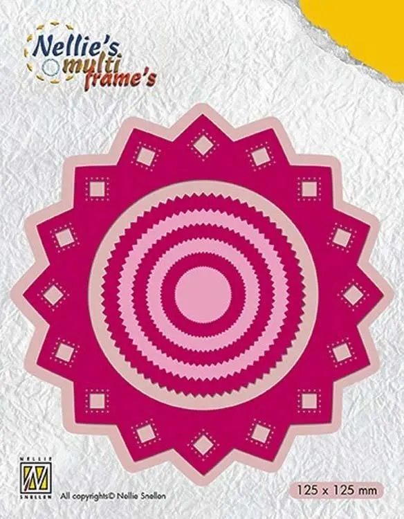 Nellie's Choice - Multi Frame Dies Rosette Sharp 1