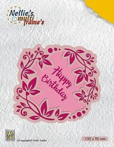 Nellies Choice Multi Frame Die - Happy Birthday 1