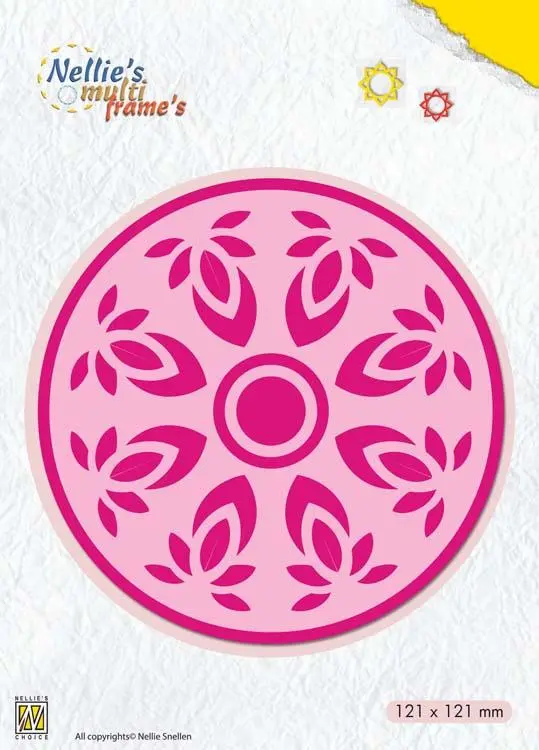 Nellie's Choice - Multi Frame Dies Kaleidoscope Flower-Circle 1