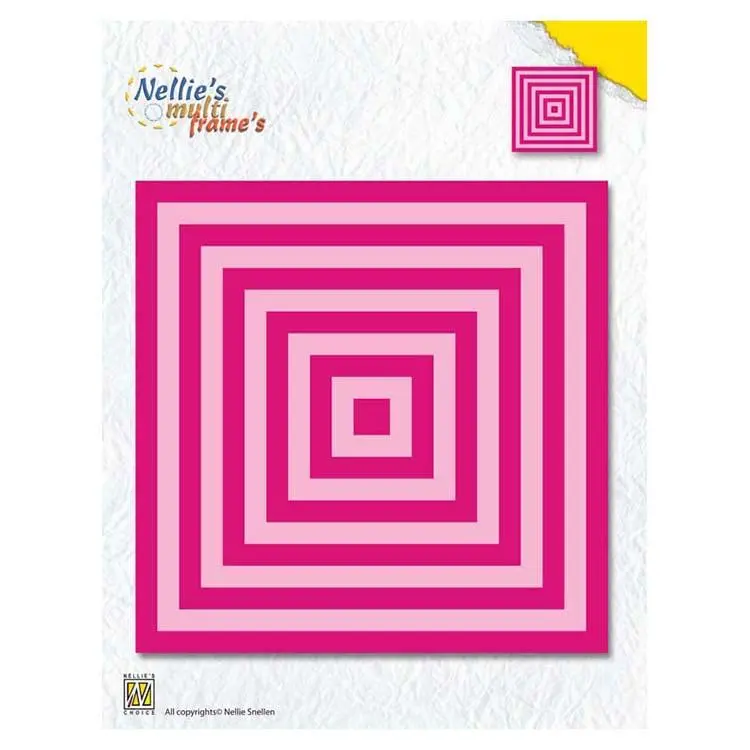 Nellie's Choice Multi Frame Dies Xl Straight Square 1