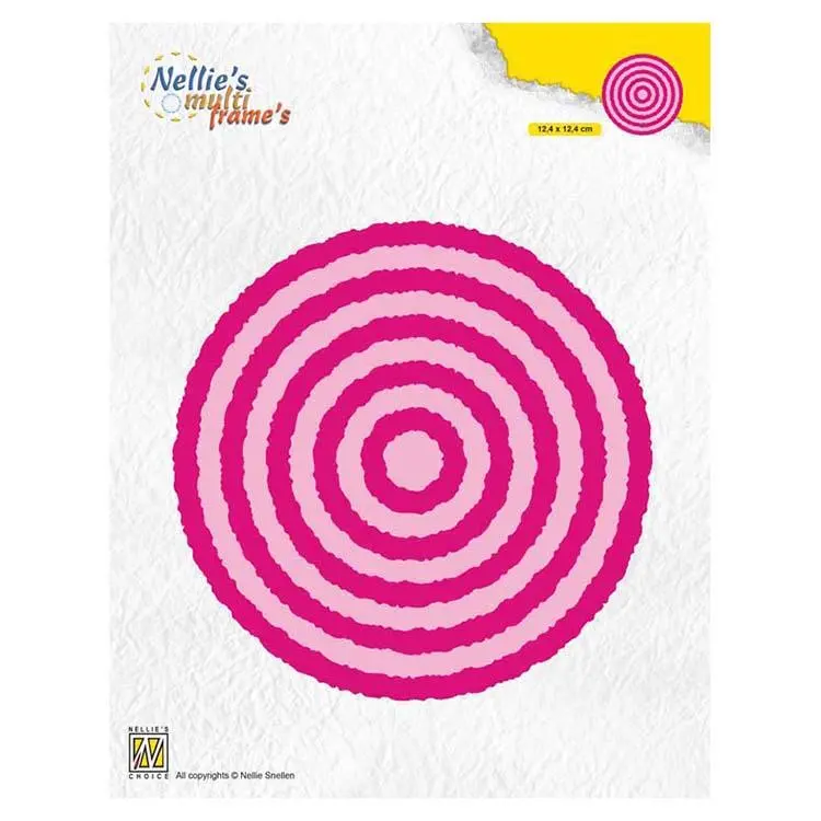 Nellie's Choice Multi Frame Dies Photo Frames Circles 1