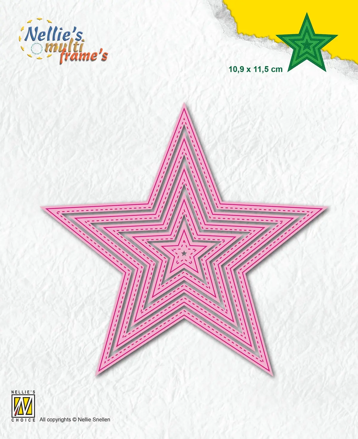 Multi Frame Dies - 5 Point Stars 1