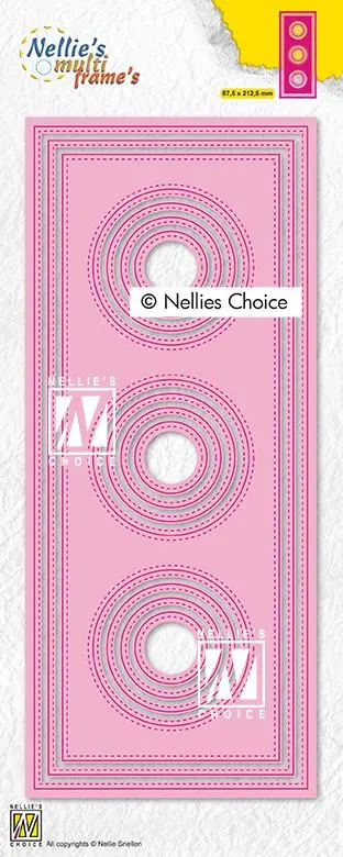 Multiframe Die Slimlines Circles 1 1