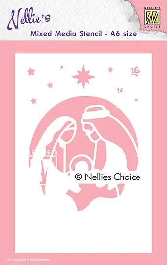 Stencil A6 Holy Family 1
