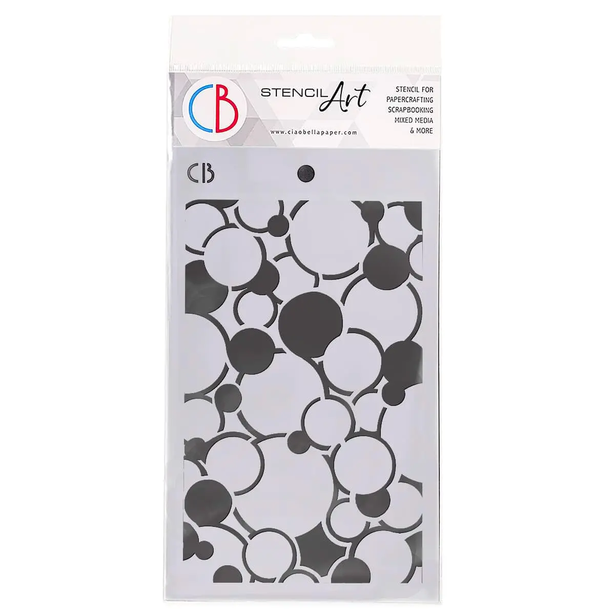 Texture Stencil 5"X8" Bubbles 1