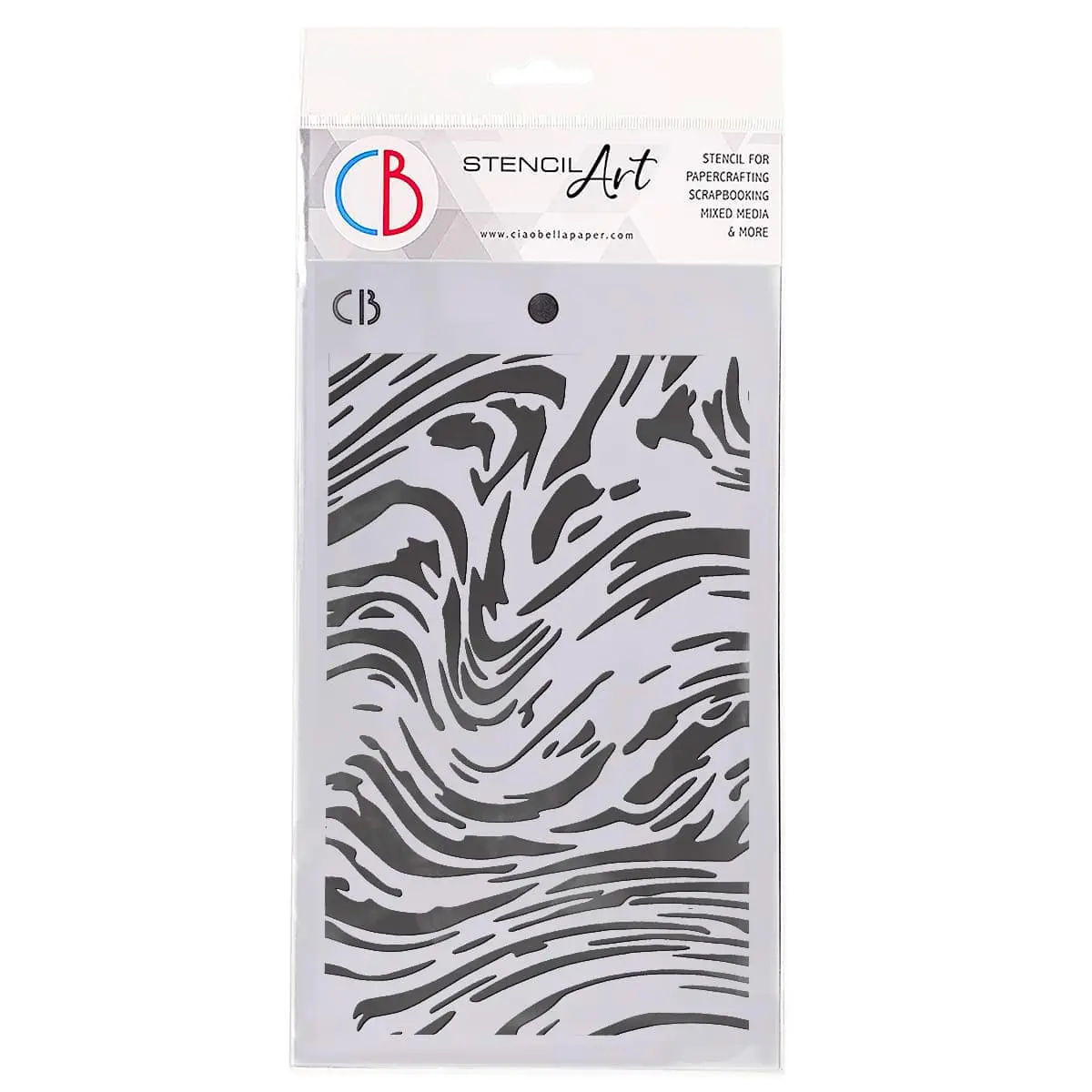 Ciao Bella Texture Stencil 5"X8" Marble 1