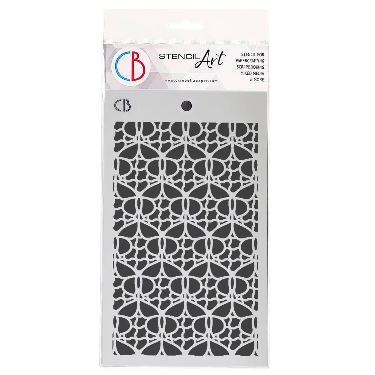 Ciao Bella Texture Stencil 5"X8" Butterflies Pattern 1