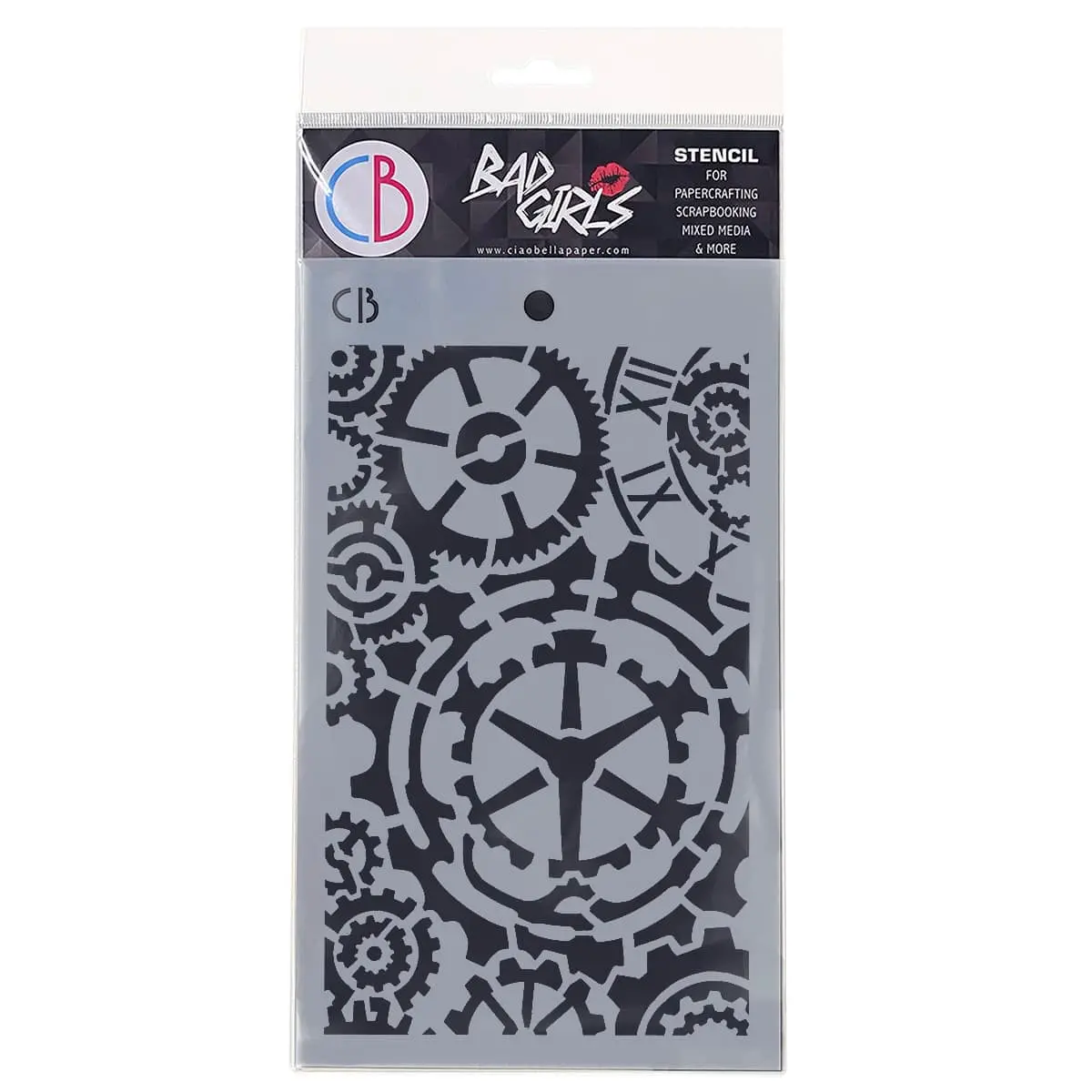 Texture Stencil 5"X8" Gears 1