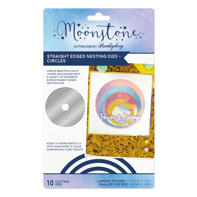 Moonstone Dies - Straight Edge Nesting Dies - Circles 1