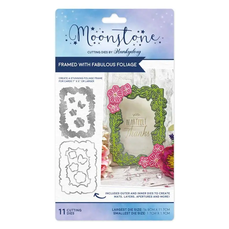 Moonstone Dies - Framed With Fabulous Foliage 1