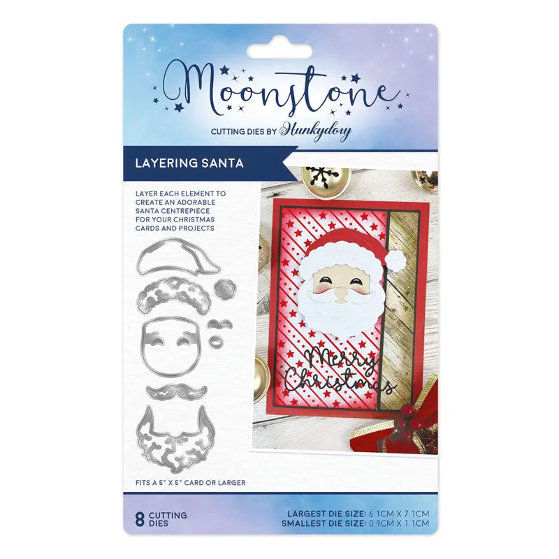 Moonstone Dies - Layering Santa 1