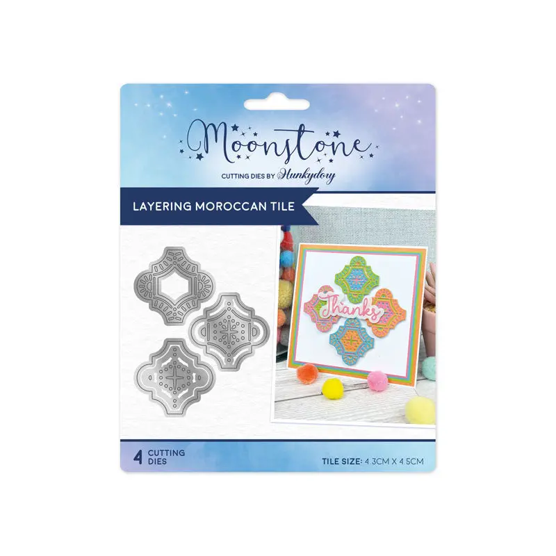 Moonstone Dies - Layering Moroccan Tile 1
