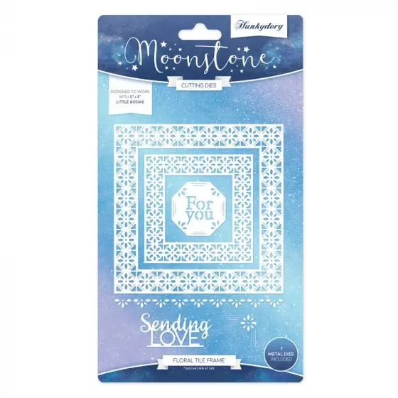Moonstone Cutting Dies - Floral Tile Frame 1