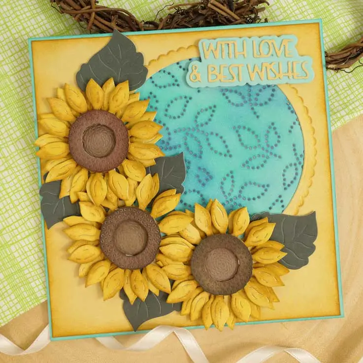 Moonstone Dies - Dimensional Flowers - Sunflower 2