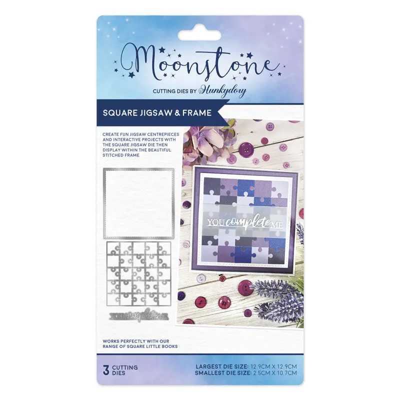 Moonstone Dies - Square Jigsaw & Frame 1