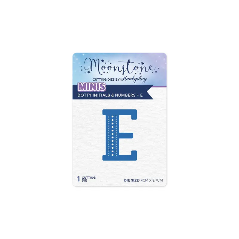 Moonstone Dies - Dotty Initials & Numbers - E 1