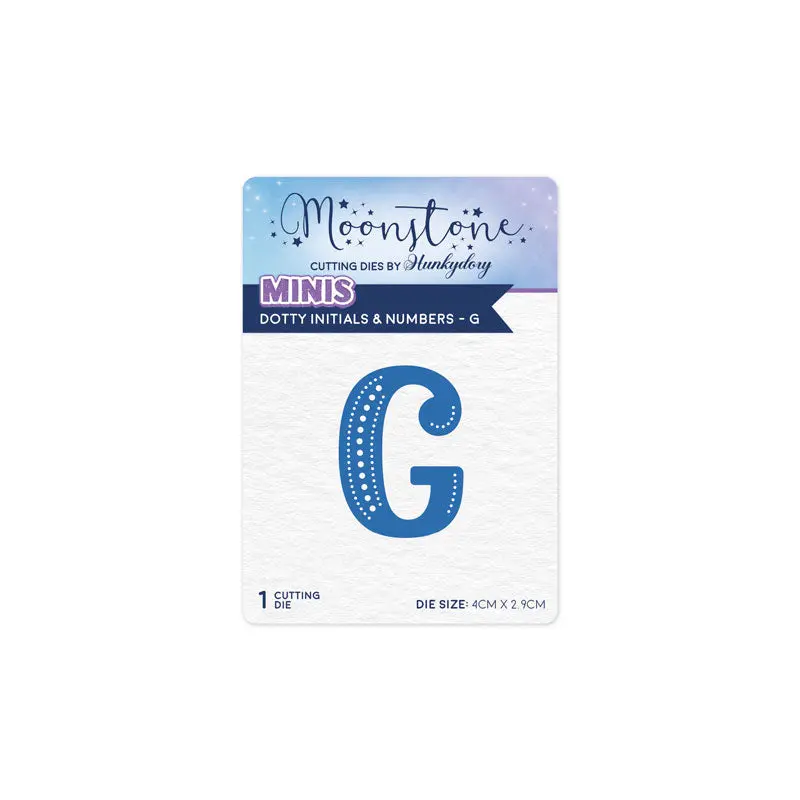 Moonstone Dies - Dotty Initials & Numbers - G 1