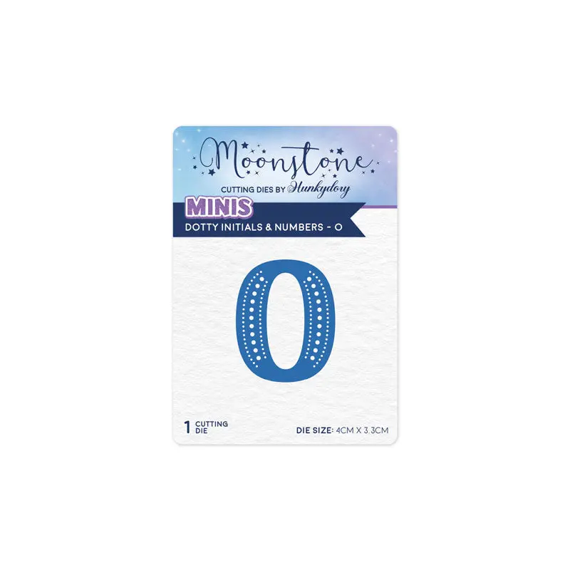 Moonstone Dies - Dotty Initials & Numbers - O 1
