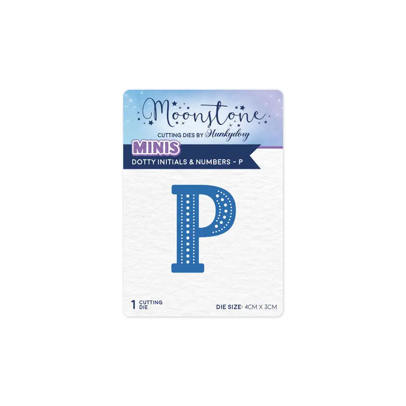 Moonstone Dies - Dotty Initials & Numbers - P 1