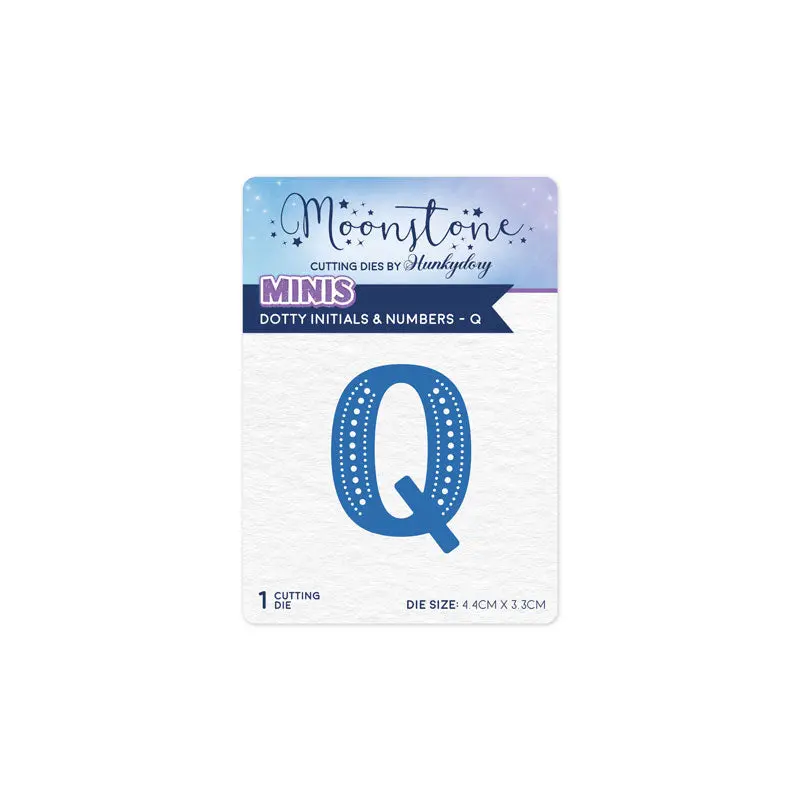 Moonstone Dies - Dotty Initials & Numbers - Q 1