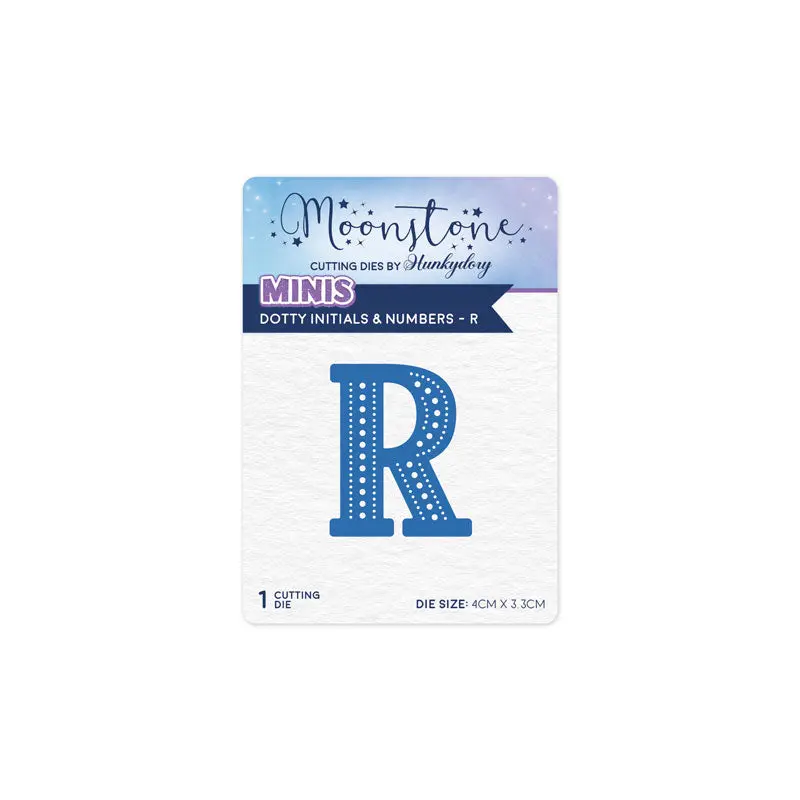 Moonstone Dies - Dotty Initials & Numbers - R 1