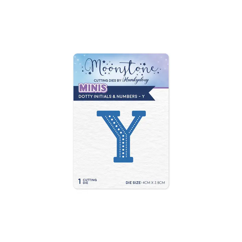 Moonstone Dies - Dotty Initials & Numbers - Y 1