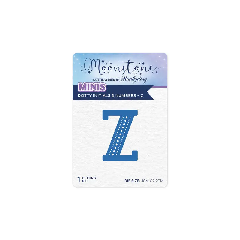 Moonstone Dies - Dotty Initials & Numbers - Z 1