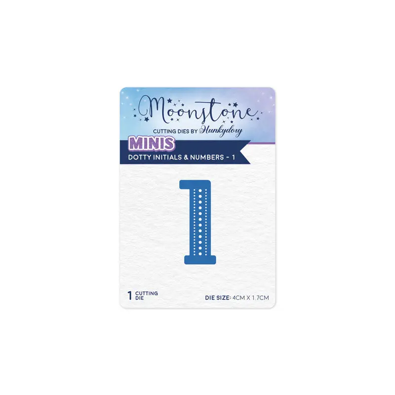 Moonstone Dies - Dotty Initials & Numbers - 1 1
