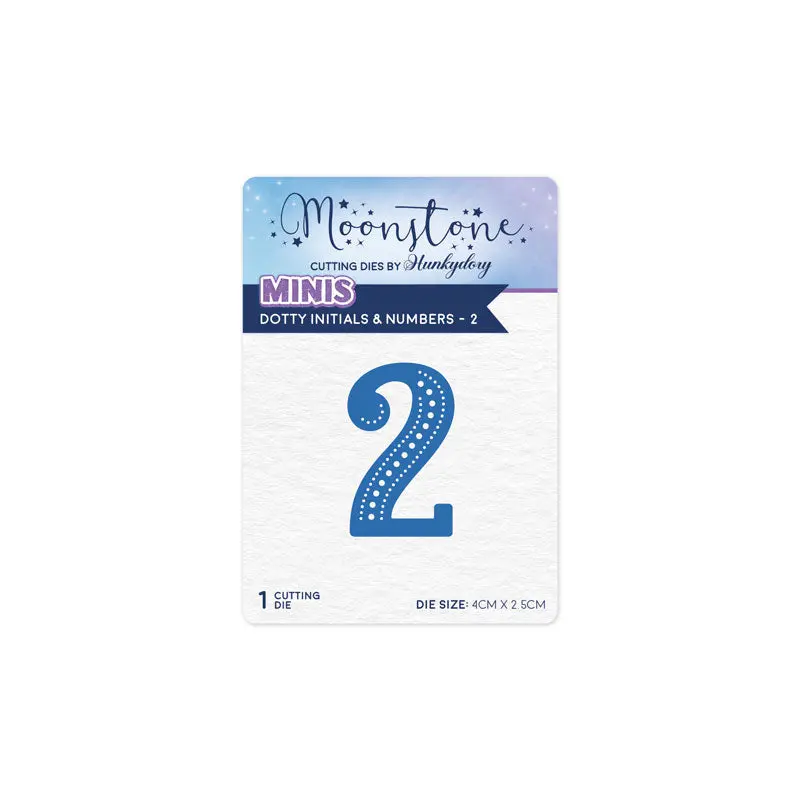 Moonstone Dies - Dotty Initials & Numbers - 2 1