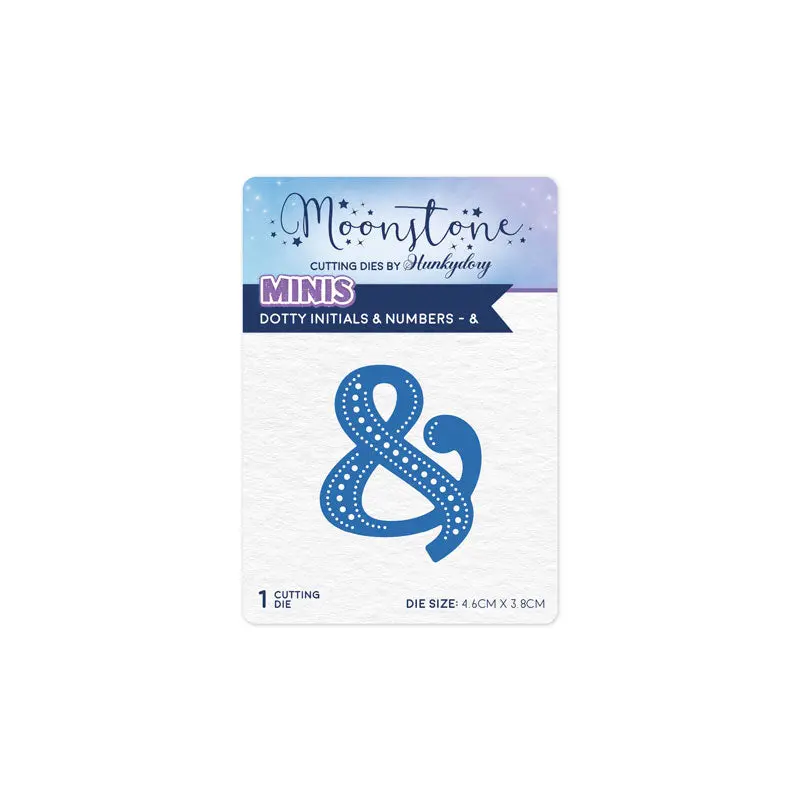 Moonstone Dies - Dotty Initials & Numbers - Ampersand 1