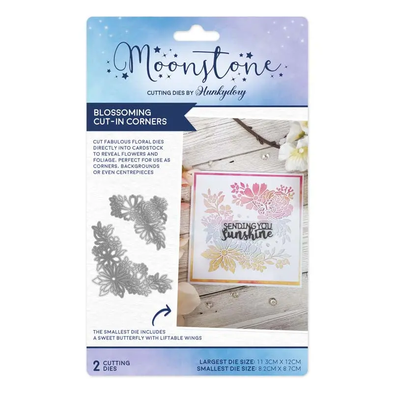 Moonstone Dies - Blossoming Cut-In Corners 1