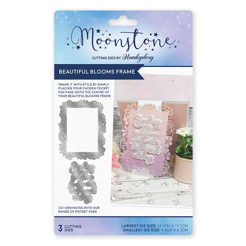 Moonstone Dies - Beautiful Blooms Frame 1