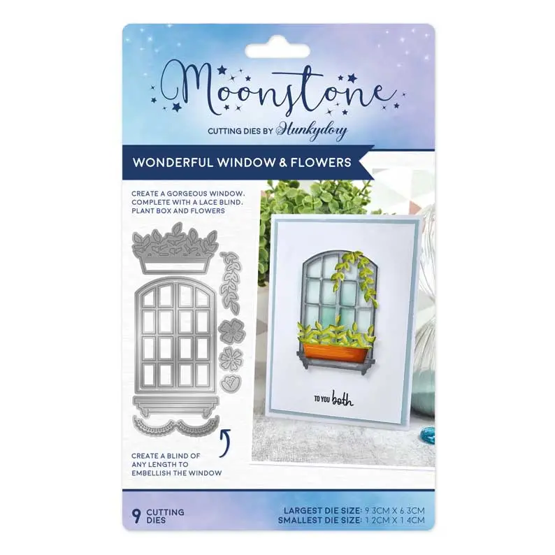 Moonstone Dies - Wonderful Window & Flowers 1