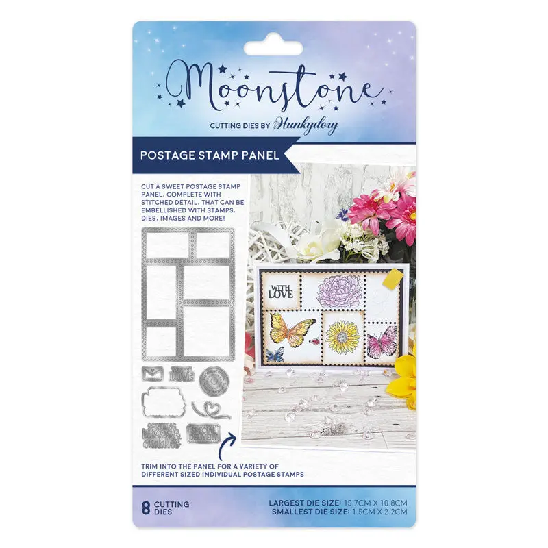 Moonstone Dies - Postage Stamp Panel 1