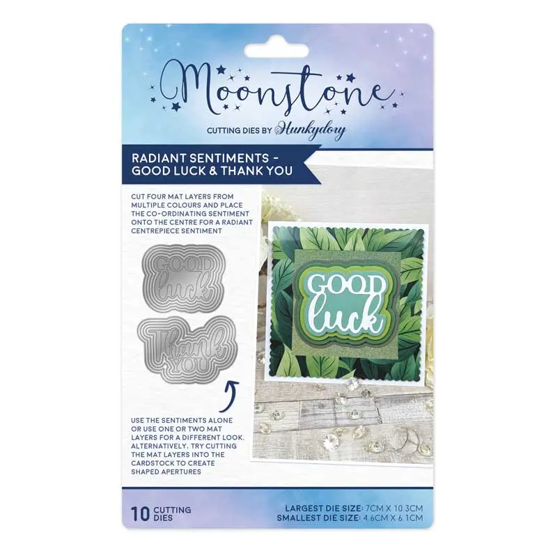 Moonstone Dies - Radiant Sentiments - Good Luck & Thank You 1