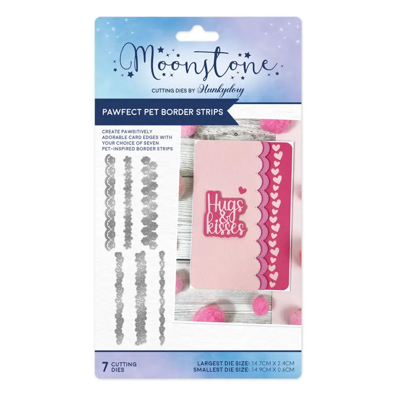 Moonstone Dies - Pawfect Pet Border Strips 1