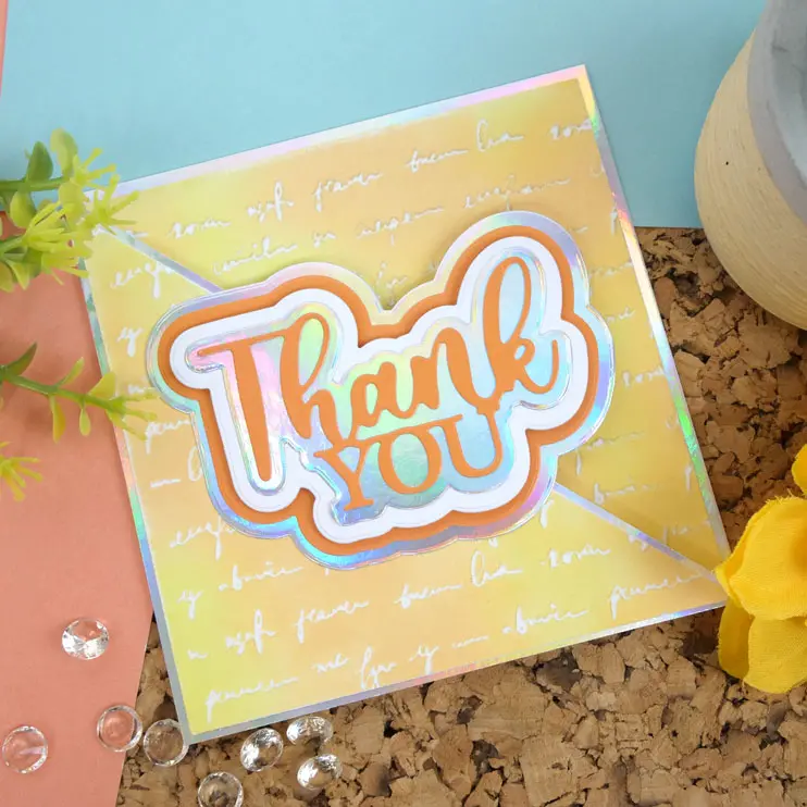 Moonstone Embossing Folders - Script 2