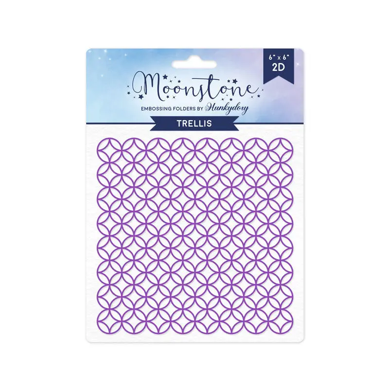 Moonstone Embossing Folders - Trellis 1