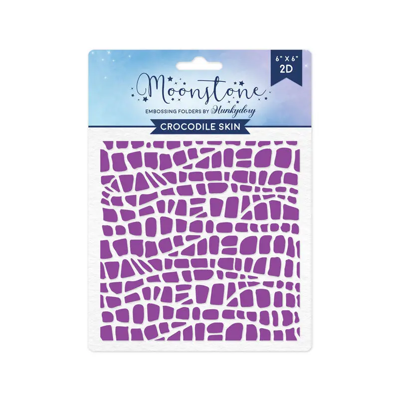 Moonstone Embossing Folders - Crocodile Skin 1